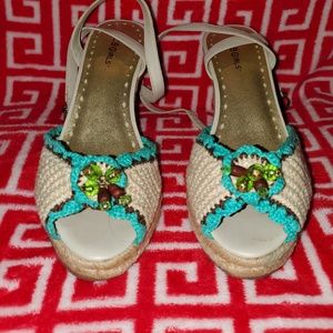 BCBG Girls espadrille wedge